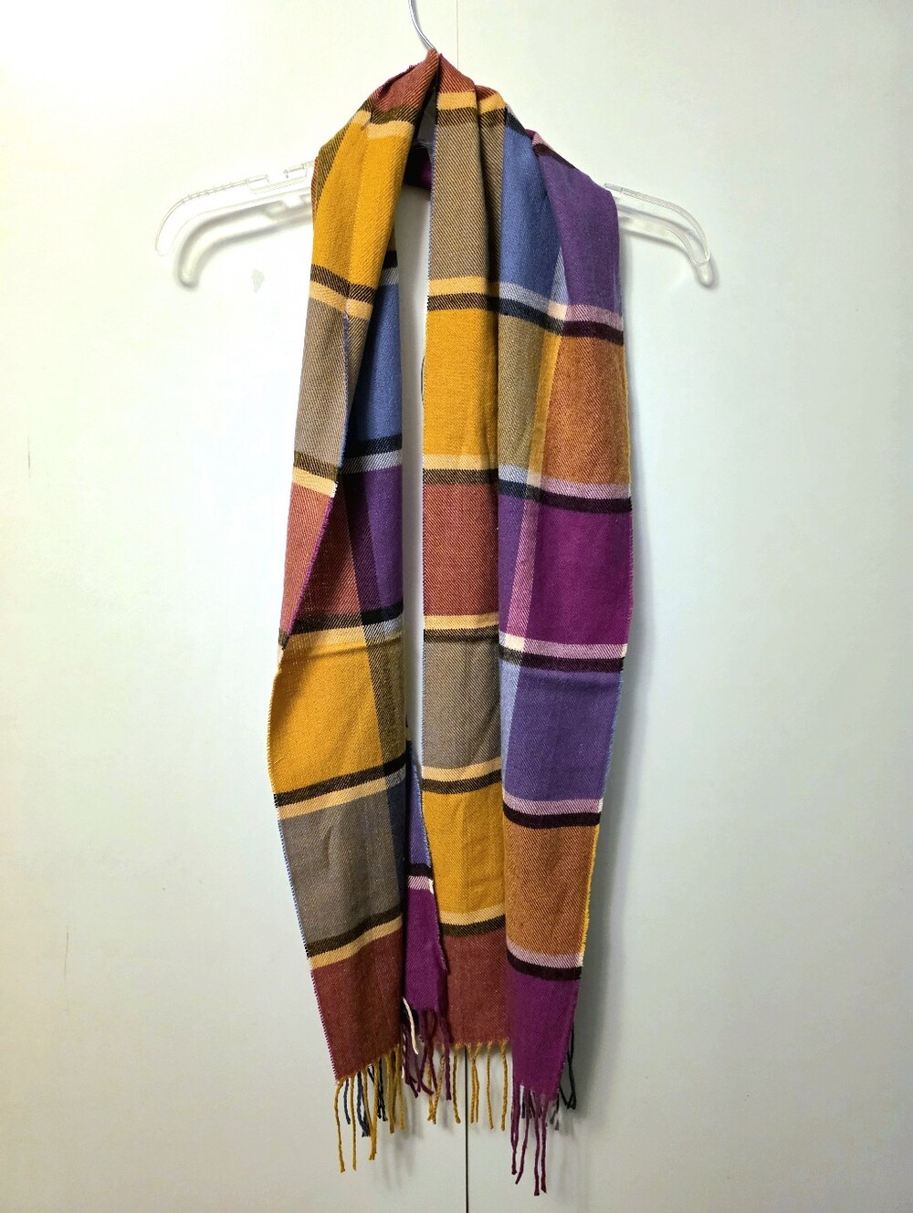 Colorful Plaid Scarf